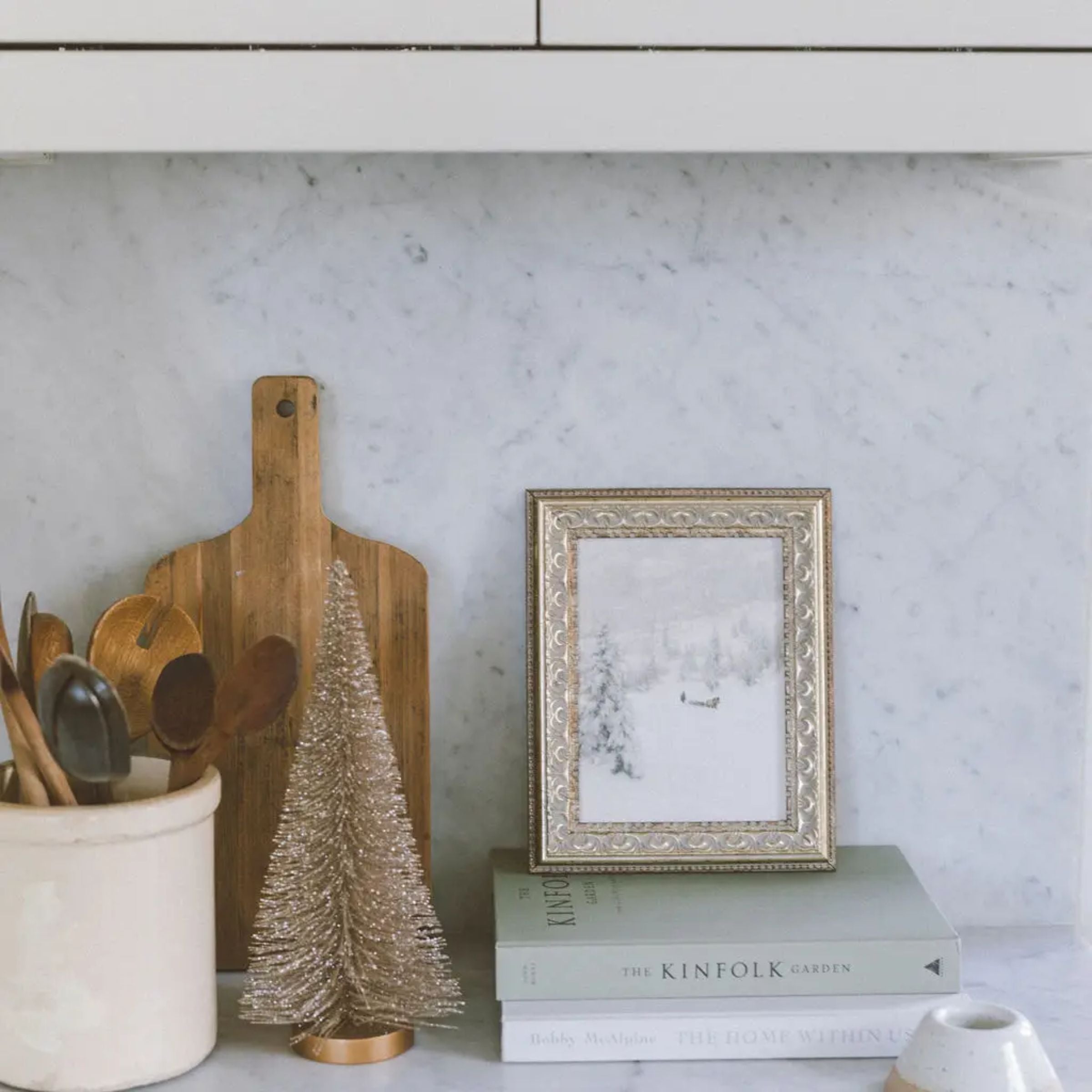 Winter Landscape Vintage Print