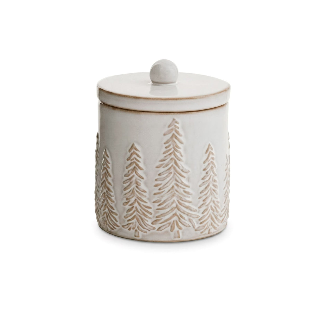 Winter Tree Jar