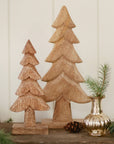 Winter Woods Carved Tree