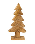 Winter Woods Carved Tree
