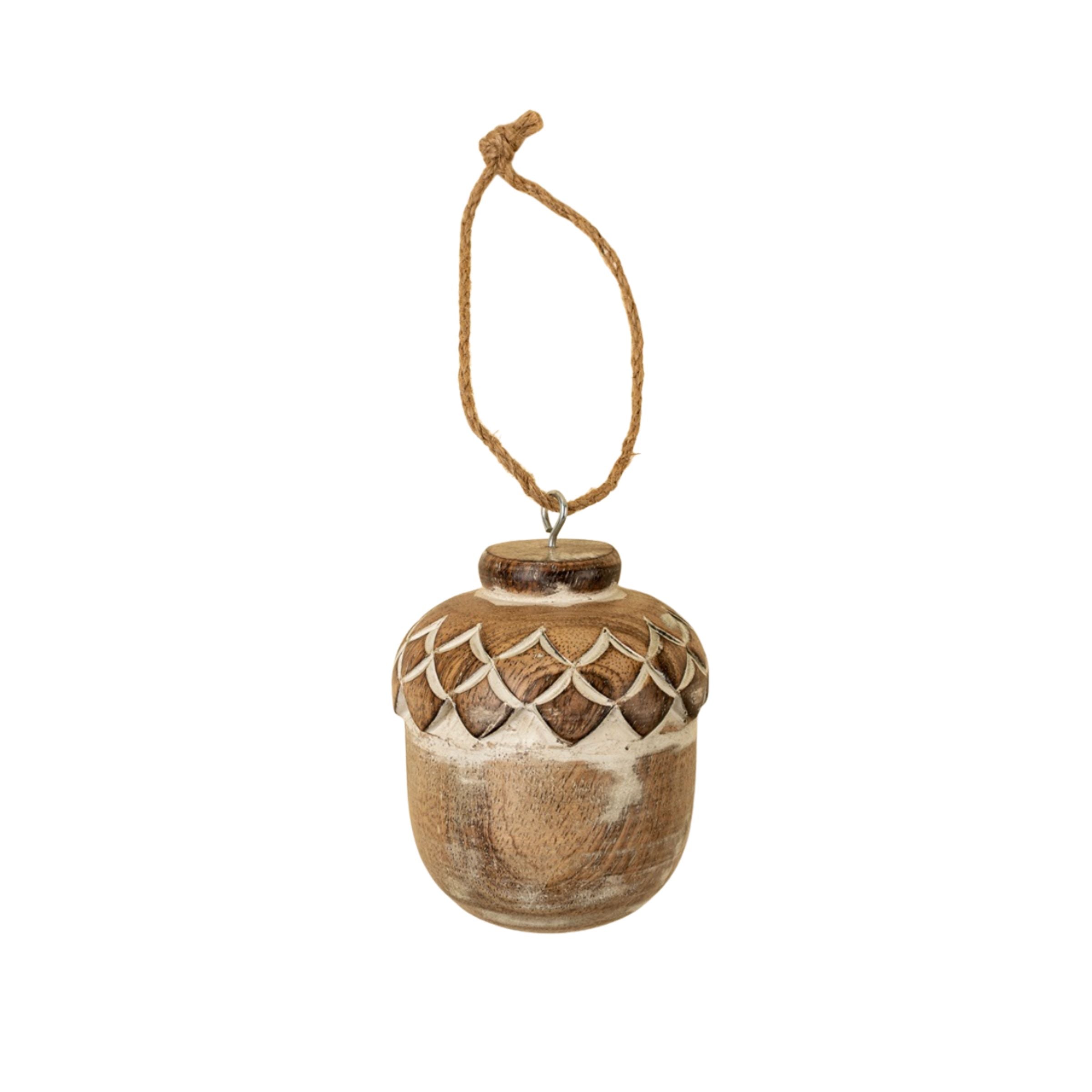 Wooden Holiday Ornament