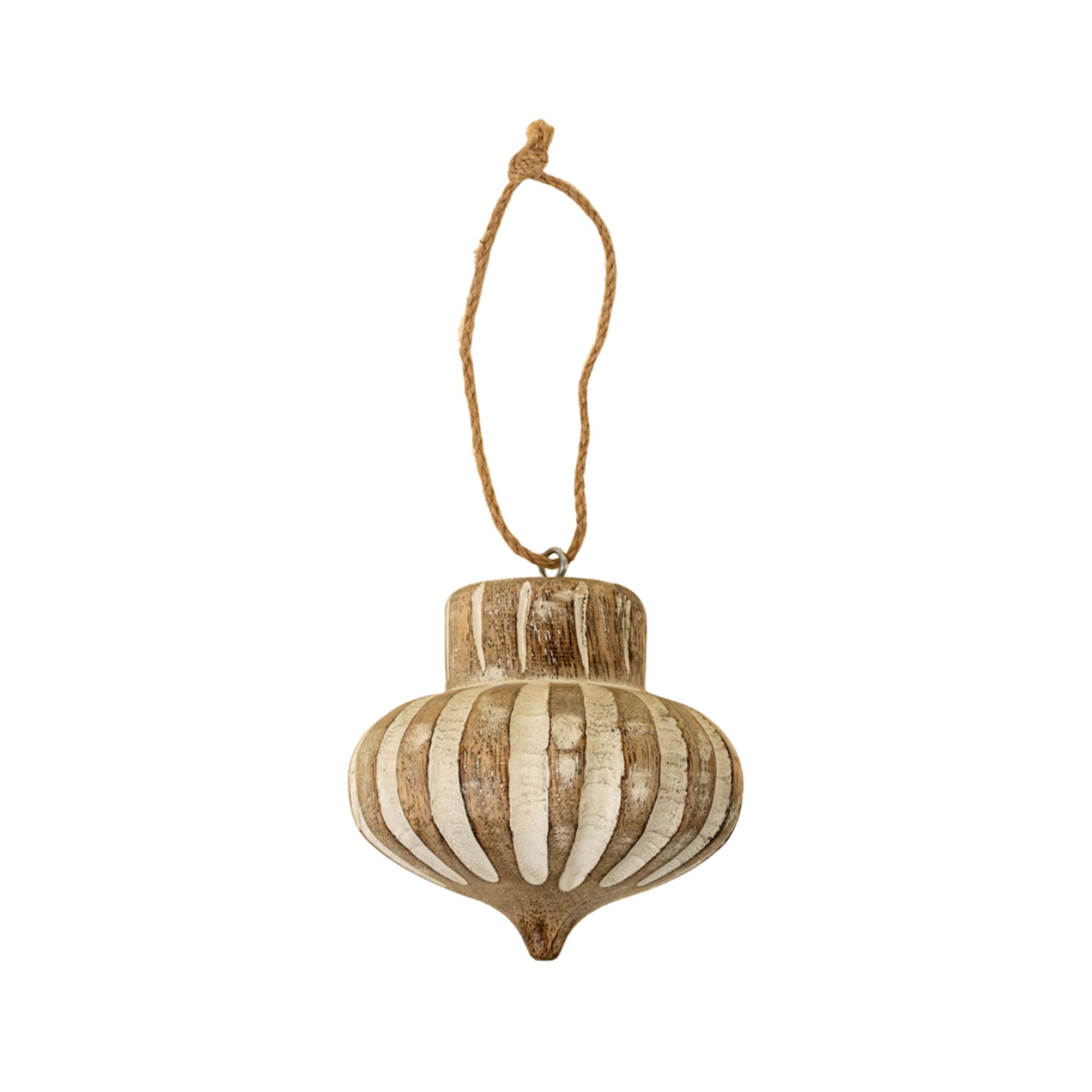 Wooden Holiday Ornament
