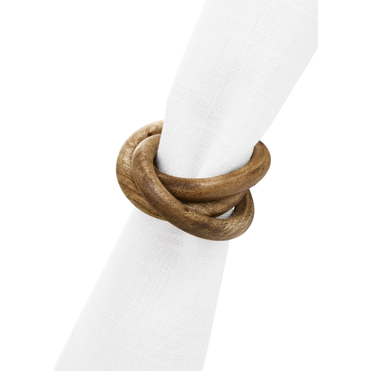 Wooden Napkin Ring Set