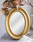 Gold Oval Mirror