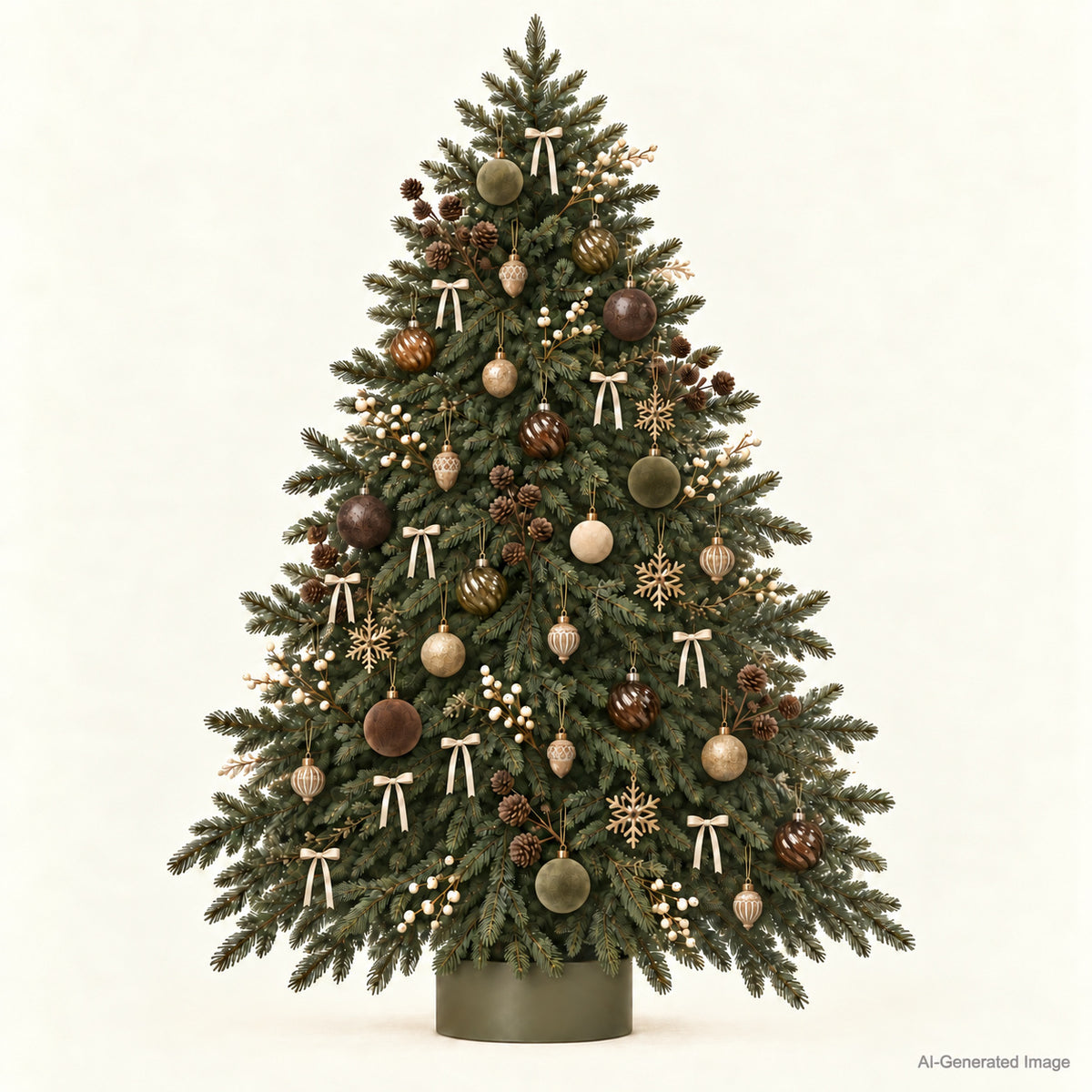 Elegant Holiday Decor Bundle for your 7.5ft Christmas Tree with Ornaments and Bows |  Shipping Across Canada or Pickup in St. Albert, Alberta