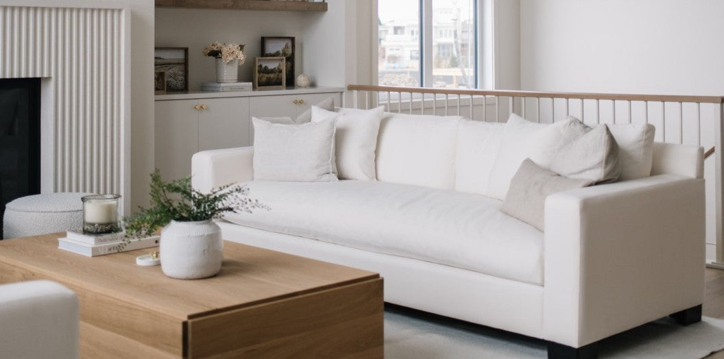 living room designed by store in St. Albert