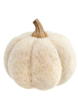 Felt Pumpkin - White