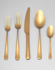 Fable Flatware Set - Matte Gold