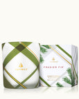 Frasier Fir Frosted Plaid Candle