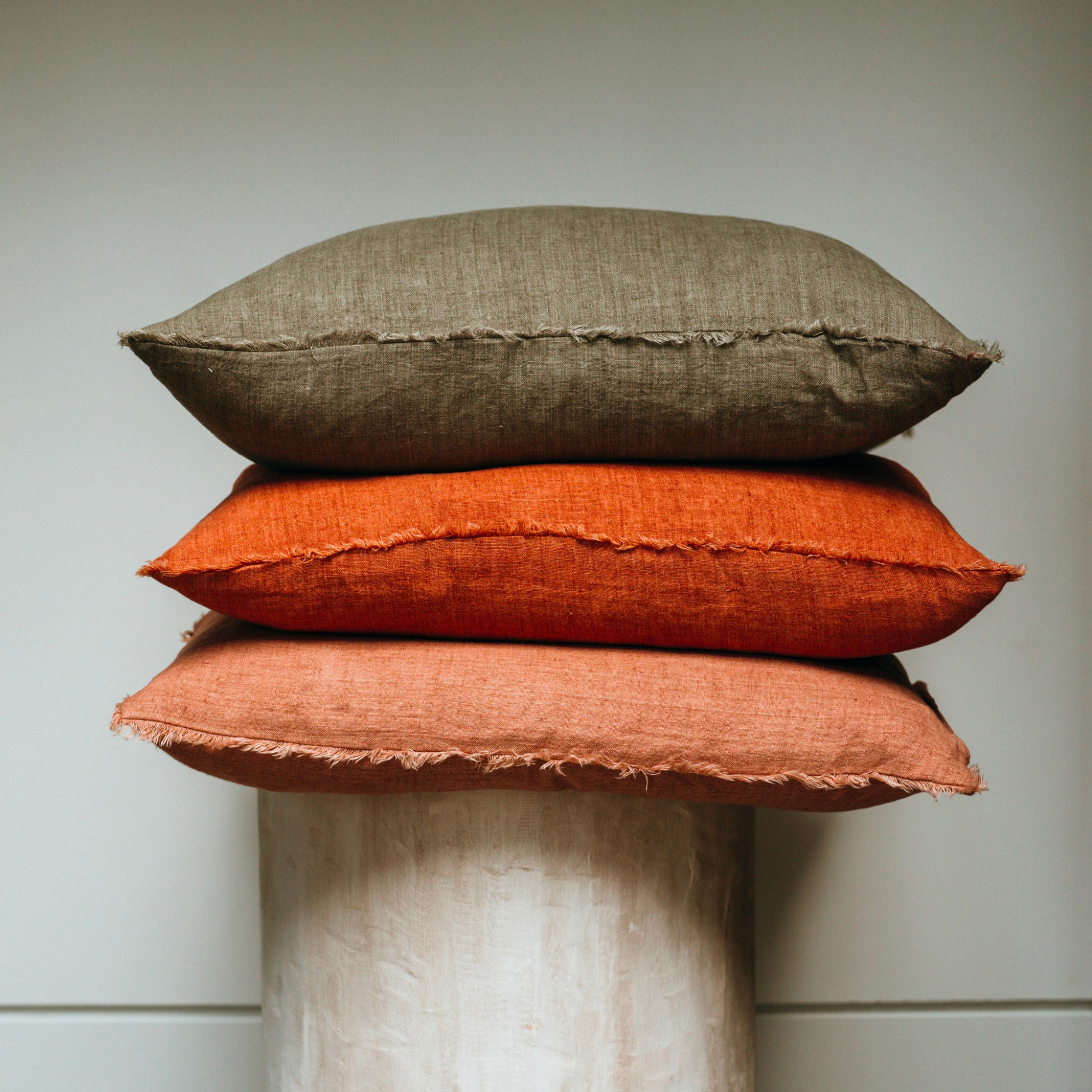 Layna Linen Pillow | Shadow