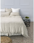 Linen Duvet Cover - Natural