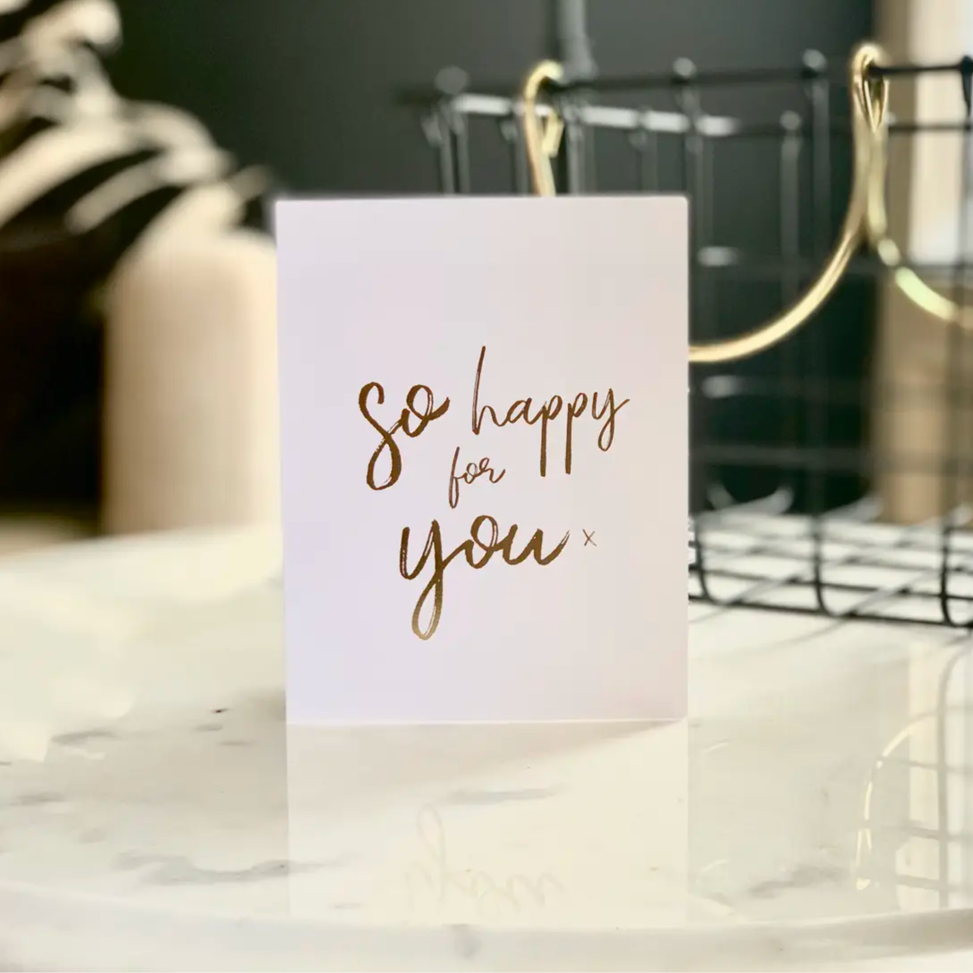 So Happy For You Card